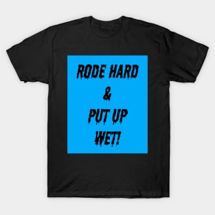 Rode Hard and Put up Wet T-Shirt
